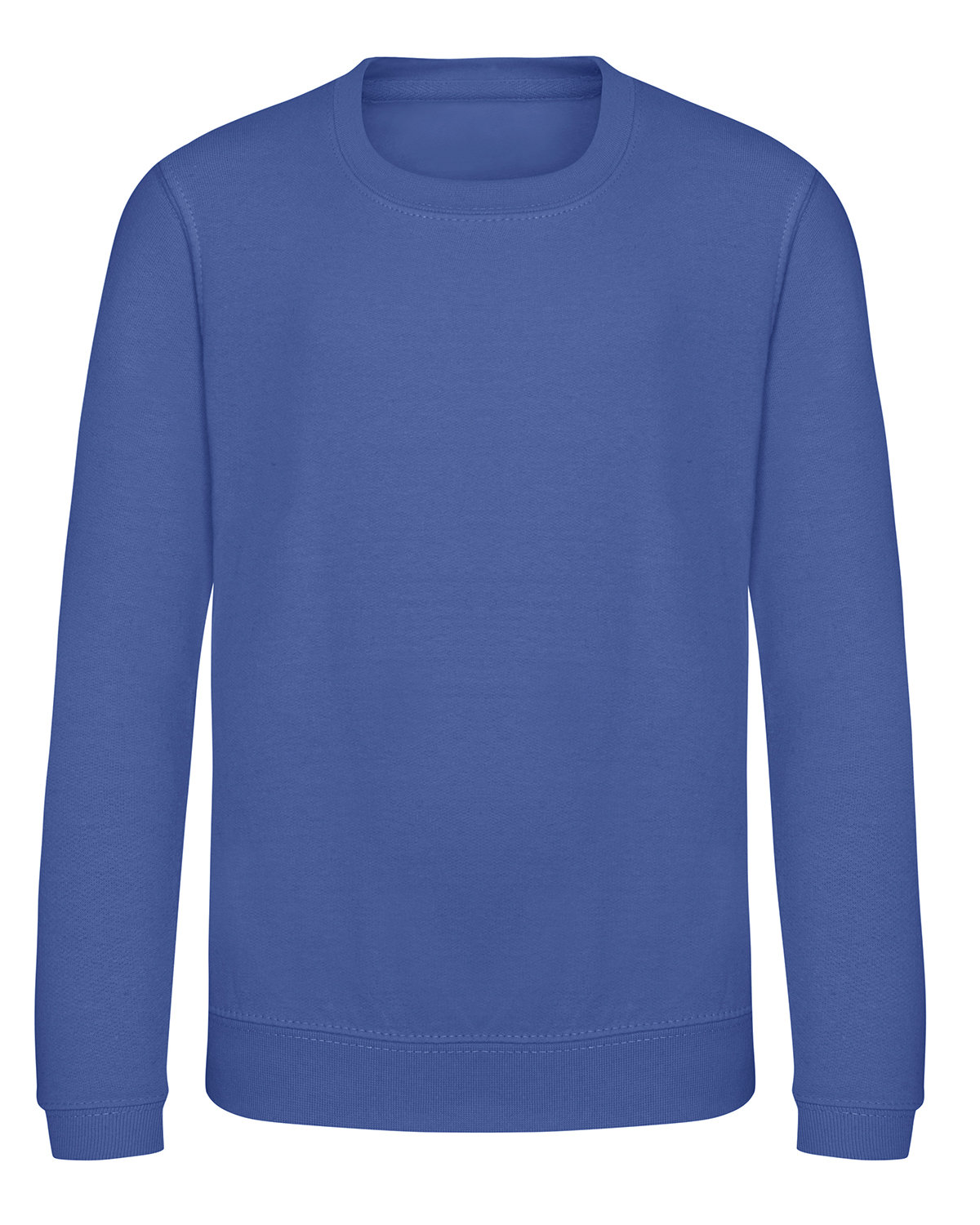 Just Hoods By AWDis JHY030 Youth College Crew T-Shirt in Royal Blue size XL | Cotton/Polyester Blend - Just Hoods By AWDis