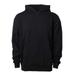Independent Trading Co. IND280SL Avenue Pullover Hooded Sweatshirt in Black size Large | Cotton/Polyester Blend
