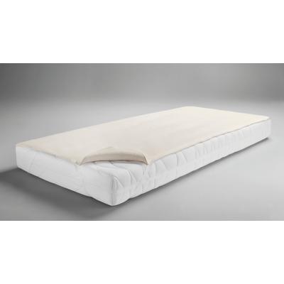 Matratzenauflage "Molton, Allergiker geeignet (Hausstauballergiker)", weiß, B:90cm L:190cm, Obermaterial: 100% Baumwolle, DORMISETTE PROTECT & CARE, Matratzenzubehör, Auflage, 70x140, 90x200 cm und weiteren Größen, saugfähig Image