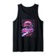 JDM Tokyo Pink GT3 RS Comic Alien UFO Art Japanisches Drift Auto Tank Top