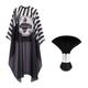 Professional Waterproof Hair Styling Cape Hair Cutting Salon Cape Gown Hair Salon With Snap Closure White