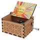 Wooden Painted Music Box Dragon Cat Music Gift Stall Display Luxury Wooden Hand-Operated Music Box