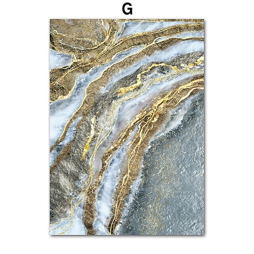 1 Panel abstrakte Drucke/Poster Luxus rosa blau gold Wandkunst modernes Bild Wohnkultur Wandbehang Geschenk gerollte Leinwand ungerahmt, ungedehnt Image