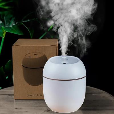 USB Portable Air Humidifier 7.44oz Essential Oil Diffuser Modes Auto Off With LED Light For Home Car Mist Maker Face Steamer Car Air Fresheners For Classroom School Bedroom Office