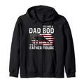 It's Not A Dad Bod It's A Father Figur Amerikanische Flagge Kapuzenjacke