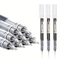 10-pack Of Quick-drying 0.5mm Fine Point Rollerball Pens-perfect For Writing And Drawing!