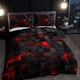 3pcs Duvet Cover Set (1*duvet Cover + 2*pillowcase, Without Core), Red Grid Print Bedding Set, Soft Comfortable Duvet Cover, For Bedroom, Guest Room