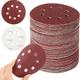 10/50pcs 5 8-holes Hook & Loop Sanding Discs - 60/80/120/150/180/240/320/400/600 Grits - Perfect For Random Orbital Sanders!