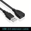 Usb 2.0 Am To Af Male To Female Connector Data Extension Cable