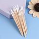 100pcs/200pcs Portable Nail Polish Remover Stick - Clean Cotton Swab For Healthy Manicure And Makeup Application