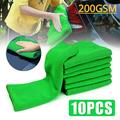 10 Pcs Microfiber Car Cleaning Towel Automobile Motorcycle Washing Glass Household Cleaning Small Towel