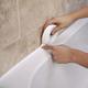 Bathroom Shower Sink Bath Sealing Strip Tape White Pvc Self Adhesive Waterproof Wall Sticker For Bathroom, Sink, Bathtub, Toilet, For Hotel/commercial