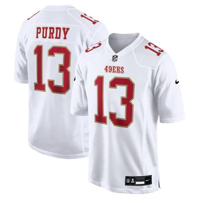 Nike Brock Purdy Tundra Weiß San Francisco 49ers Fashion Game Trikot für Herren Image