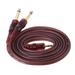 Instrument Cable 3.5mm Stereo Plug to Double 6.35mm for Acoustic Guitar 150cm Length