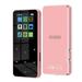 Portable MP3 Player TFT Touch Bluetooth Walkman 1.8-Inch Full Touch Screen Walkman(Pink No Card)