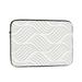 Grey and White Textures 13 inch Portable Laptop Sleeve Compatible with MacBook Air Notebook Computer Case for Men Women College School Students