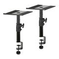 Aibecy Desktop Speaker Stands Professional Lifting Anti-slip Metal Clamp Home Recording Sound for 4-8 inch Speakers 1 Pair