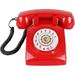 - Retro Rotary Phone â€“ 1960s Style Vintage Rotary Phone â€“ Old-Fashioned Landline Phones for Home Office Desk