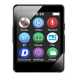 Portable MP3 Player MP3 Player Bluetooth 5.0 HiFi Music 1.8-Inch Full Touch Screen Walkman(With 16GB)