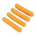 4pcs Crutch Underarm Pads Prevent Slipping Soft TPR Replacement Crutch Armpit Cushion Orange