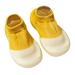 Funicet First Walker Baby Boys Girls Shoes Infant Toddler Footwear Newborn Prewalker Non-Slip Baby Shoe-Socks Yellow 3-6 Months