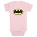 Infant s Batman Classic Bat Logo Light Pink 18 Months