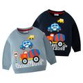 Esaierr Kids Baby Boys Winter Knitted Sweatshirts Top Toddler Pullover Sweatsuit Kid Cute Cartoon Spring Autumn Knitted Pullover Sweater for 1-10Y