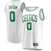 Men's Fanatics Branded Jayson Tatum White Boston Celtics Fast Break Replica Player Jersey - Association Edition