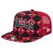 Men's New Era Red Chicago Bulls Seeing Diamonds A-Frame Trucker 9FIFTY Snapback Hat