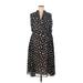 Anne Klein Casual Dress V Neck Sleeveless: Black Dresses - Women's Size 2X