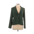 J.Crew Blazer Jacket: Short Green Print Jackets & Outerwear - Women's Size 10