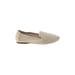 Kelly & Katie Flats: Slip-on Stacked Heel Boho Chic Ivory Shoes - Women's Size 8 - Almond Toe