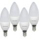 Sylvania LED Frosted Candle Lamp 5W SES (E14) 470lm (4 Pack)