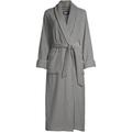 Towelling Bath Robe, Women, size: 16-18, regular, Grey, Cotton, by Lands' End