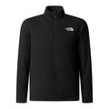 The North Face Teens Teen Glacier Fleece 1/4 Zip - Black