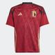 adidas Belgium 24 Home Shirt Jnr - Team Collegiate Burgundy / YXS 7-8Y