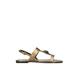 Kurt Geiger London Womens Leather Hampton Flat Sandals - Bronze Leather (archived) - Size UK 5