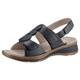 Sandale ARA "HAWAII" Gr. 40, blau (dunkelblau) Damen Schuhe Flats