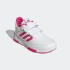 Klettschuh ADIDAS SPORTSWEAR "TENSAUR HOOK AND LOOP", Gr. 30, pink (cloud weiß, team real magenta, core schwarz), Synthetik, Textil, sportlich, Schuhe