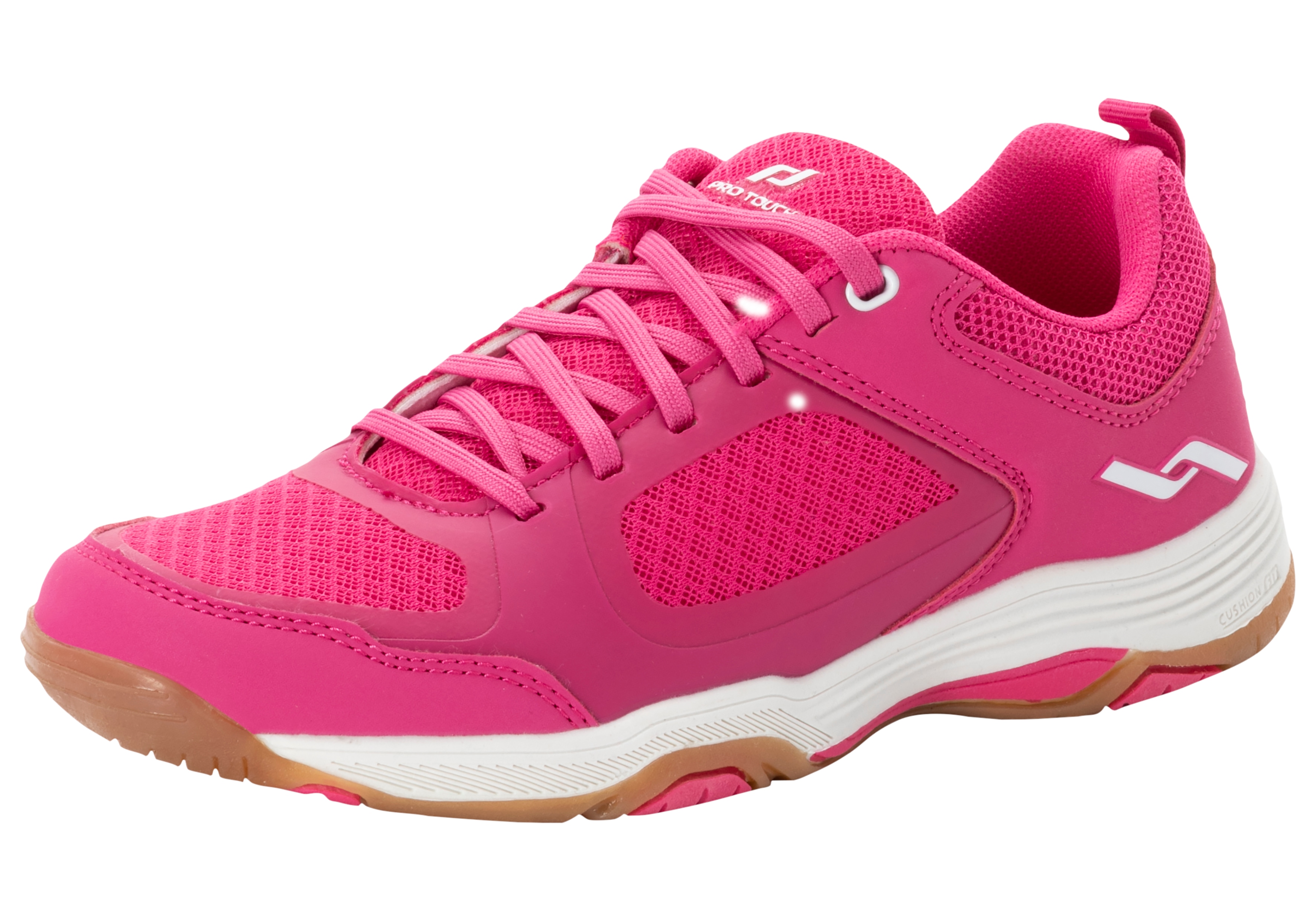 Indoorschuh PRO TOUCH "Rebel IV J", Kinder, Gr. 39, bunt (pink, rot wine, gum), Synthetik, Textil, mehrfarbig, Schuhe
