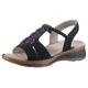 Sandale ARA "HAWAII" Gr. 39, blau (dunkelblau) Damen Schuhe Flats
