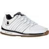 Sneaker K-SWISS "Rinzler", Gr. 44, schwarz-weiß (weiß, schwarz), Leder, sportlich, Schuhe