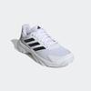 Tennisschuh ADIDAS PERFORMANCE, Gr. 44,5, schwarz-weiß (cloud weiß, core schwarz, grau two), Textil, Synthetik, sportlich, Schuhe, geeignet für Hartplatz und Sandplatz