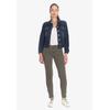 Stoffhose LE TEMPS DES CERISES "ARMY", Damen, Gr. 31, EURO-Größen, grün (khaki), 98% Baumwolle, 2% Elasthan, casual, Hosen, mit Cargotaschen