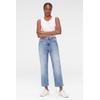 Regular-fit-Jeans SENSES.THE LABEL, Damen, Gr. 30, Normalgrößen, blau, Material: 98% Baumwolle, 2% Elasthan, Abriebeffekte, casual, regular fit, Jeans, mit verkürztem Bein