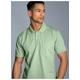 Poloshirt TRIGEMA "TRIGEMA Polohemd mit Brusttasche" Gr. XXXL, grün (green tea) Herren Shirts Kurzarm