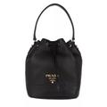 Prada Bucket Bags - Logo Bucket Bag Leather - in black - für Damen