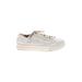 Soludos Sneakers: White Solid Shoes - Women's Size 9 - Round Toe