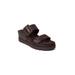 Women's Dara Slip On Wedge by Jambu in Dark Brown (Size 6 M)