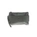 Etienne Aigner Leather Wristlet: Gray Solid Bags